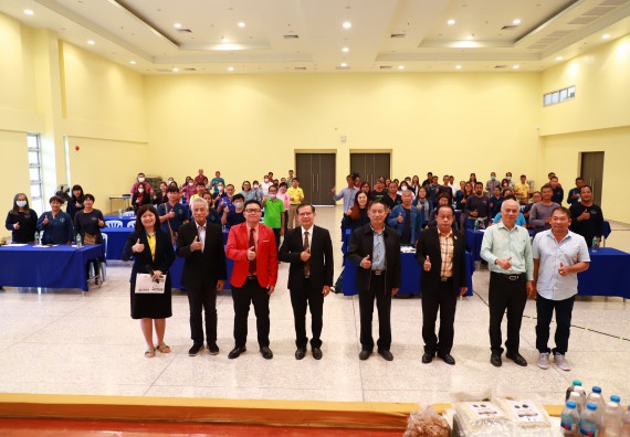 ภาพกิจกรรม  คณะวิทยาศาสตร์และเทคโนโลยี จัดการรายงานผลการดำเนินการโครงการส่งเสริมและวิจัยประสิทธิภาพของน้ำหมักจุลินทรีย์จากหน่อกล้วยไข่