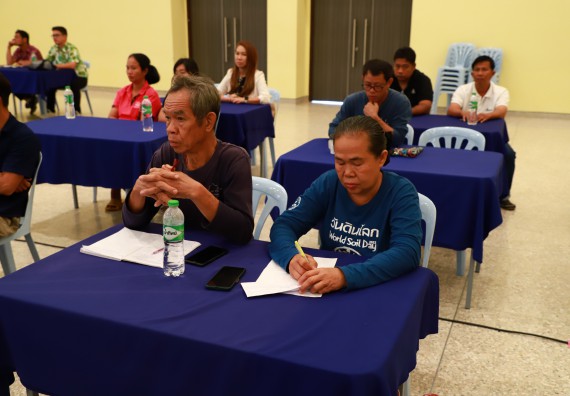 ภาพกิจกรรม  คณะวิทยาศาสตร์และเทคโนโลยี จัดการรายงานผลการดำเนินการโครงการส่งเสริมและวิจัยประสิทธิภาพของน้ำหมักจุลินทรีย์จากหน่อกล้วยไข่