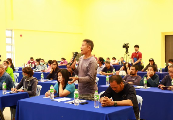 ภาพกิจกรรม  คณะวิทยาศาสตร์และเทคโนโลยี จัดการรายงานผลการดำเนินการโครงการส่งเสริมและวิจัยประสิทธิภาพของน้ำหมักจุลินทรีย์จากหน่อกล้วยไข่