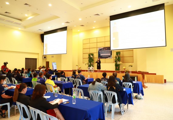 ภาพกิจกรรม  คณะวิทยาศาสตร์และเทคโนโลยี จัดการรายงานผลการดำเนินการโครงการส่งเสริมและวิจัยประสิทธิภาพของน้ำหมักจุลินทรีย์จากหน่อกล้วยไข่