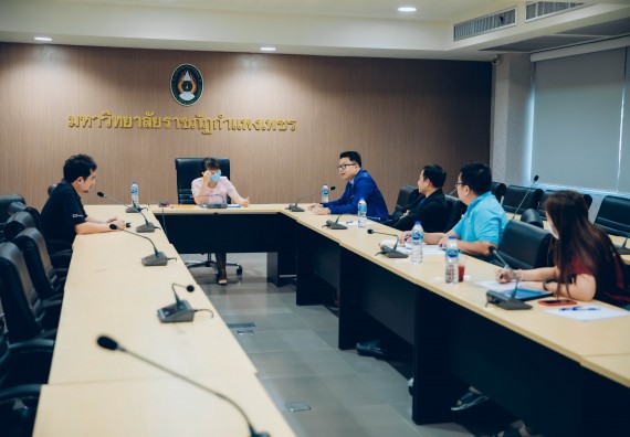 ภาพกิจกรรม  คณะวิทยาศาสตร์และเทคโนโลยี  เข้าร่วมหารือ กรอบการทำงานร่วมกันระหว่างมหาวิทยาลัยฯ กับภาคเอกชน