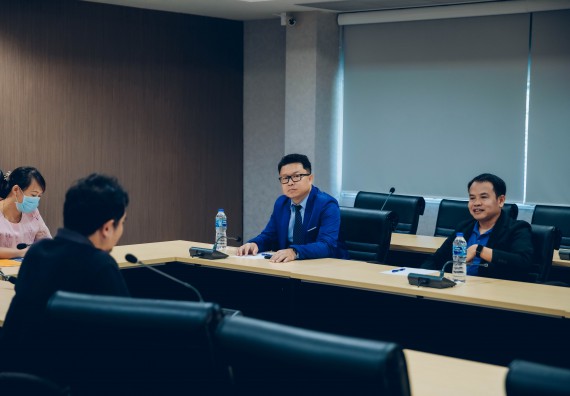 ภาพกิจกรรม  คณะวิทยาศาสตร์และเทคโนโลยี  เข้าร่วมหารือ กรอบการทำงานร่วมกันระหว่างมหาวิทยาลัยฯ กับภาคเอกชน