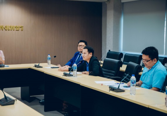 ภาพกิจกรรม  คณะวิทยาศาสตร์และเทคโนโลยี  เข้าร่วมหารือ กรอบการทำงานร่วมกันระหว่างมหาวิทยาลัยฯ กับภาคเอกชน