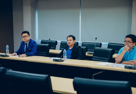 ภาพกิจกรรม  คณะวิทยาศาสตร์และเทคโนโลยี  เข้าร่วมหารือ กรอบการทำงานร่วมกันระหว่างมหาวิทยาลัยฯ กับภาคเอกชน