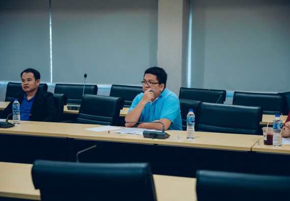 ภาพกิจกรรม  คณะวิทยาศาสตร์และเทคโนโลยี  เข้าร่วมหารือ กรอบการทำงานร่วมกันระหว่างมหาวิทยาลัยฯ กับภาคเอกชน