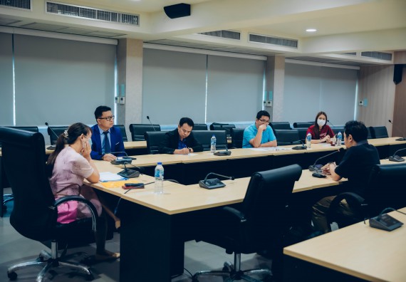 ภาพกิจกรรม  คณะวิทยาศาสตร์และเทคโนโลยี  เข้าร่วมหารือ กรอบการทำงานร่วมกันระหว่างมหาวิทยาลัยฯ กับภาคเอกชน