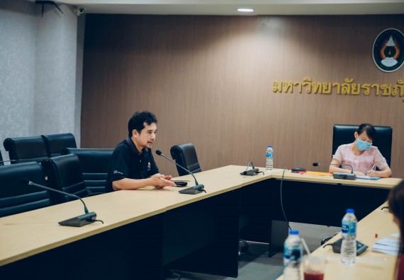 ภาพกิจกรรม  คณะวิทยาศาสตร์และเทคโนโลยี  เข้าร่วมหารือ กรอบการทำงานร่วมกันระหว่างมหาวิทยาลัยฯ กับภาคเอกชน