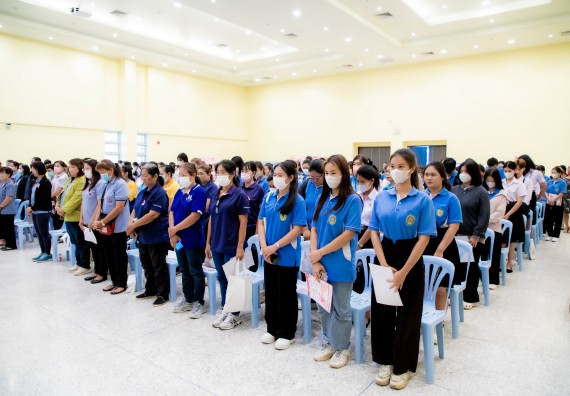 ภาพกิจกรรม  คณะวิทยาศาสตร์และเทคโนโลยี มหาวิทยาลัยราชภัฏกำแพงเพชร ร่วมกับ มูลนิธิถันยรักษ์ในพระราชนูปถัมภ์สมเด็จพระศรีนครินทราบรมราชชนนี (สมเด็จย่า) จัดกิจกรรมสัมมนาวิชาการ เนื่องในวันมะเร็งเต้านมสากล