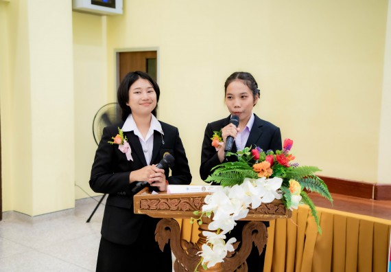 ภาพกิจกรรม  คณะวิทยาศาสตร์และเทคโนโลยี มหาวิทยาลัยราชภัฏกำแพงเพชร ร่วมกับ มูลนิธิถันยรักษ์ในพระราชนูปถัมภ์สมเด็จพระศรีนครินทราบรมราชชนนี (สมเด็จย่า) จัดกิจกรรมสัมมนาวิชาการ เนื่องในวันมะเร็งเต้านมสากล