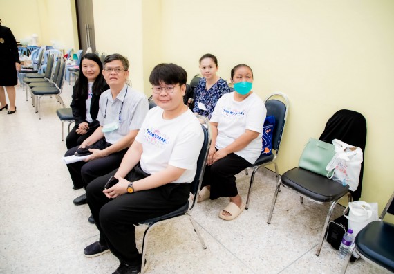 ภาพกิจกรรม  คณะวิทยาศาสตร์และเทคโนโลยี มหาวิทยาลัยราชภัฏกำแพงเพชร ร่วมกับ มูลนิธิถันยรักษ์ในพระราชนูปถัมภ์สมเด็จพระศรีนครินทราบรมราชชนนี (สมเด็จย่า) จัดกิจกรรมสัมมนาวิชาการ เนื่องในวันมะเร็งเต้านมสากล