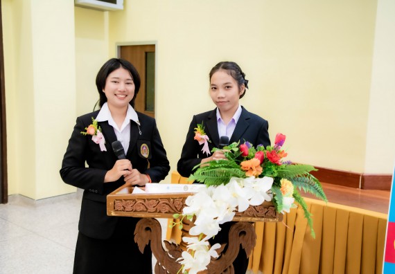 ภาพกิจกรรม  คณะวิทยาศาสตร์และเทคโนโลยี มหาวิทยาลัยราชภัฏกำแพงเพชร ร่วมกับ มูลนิธิถันยรักษ์ในพระราชนูปถัมภ์สมเด็จพระศรีนครินทราบรมราชชนนี (สมเด็จย่า) จัดกิจกรรมสัมมนาวิชาการ เนื่องในวันมะเร็งเต้านมสากล