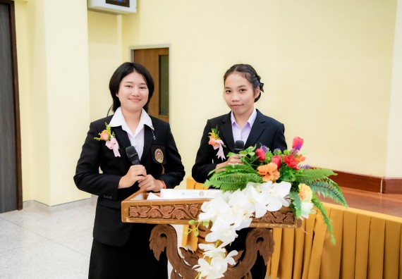 ภาพกิจกรรม  คณะวิทยาศาสตร์และเทคโนโลยี มหาวิทยาลัยราชภัฏกำแพงเพชร ร่วมกับ มูลนิธิถันยรักษ์ในพระราชนูปถัมภ์สมเด็จพระศรีนครินทราบรมราชชนนี (สมเด็จย่า) จัดกิจกรรมสัมมนาวิชาการ เนื่องในวันมะเร็งเต้านมสากล