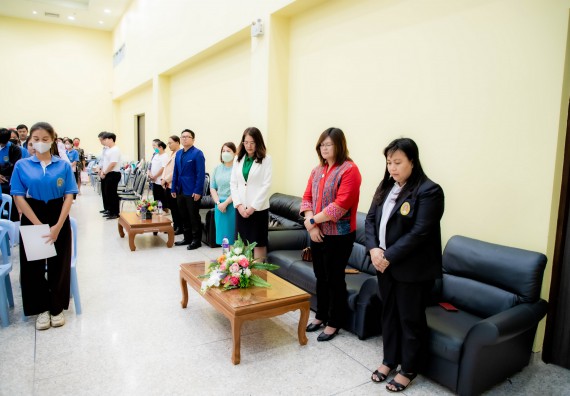 ภาพกิจกรรม  คณะวิทยาศาสตร์และเทคโนโลยี มหาวิทยาลัยราชภัฏกำแพงเพชร ร่วมกับ มูลนิธิถันยรักษ์ในพระราชนูปถัมภ์สมเด็จพระศรีนครินทราบรมราชชนนี (สมเด็จย่า) จัดกิจกรรมสัมมนาวิชาการ เนื่องในวันมะเร็งเต้านมสากล