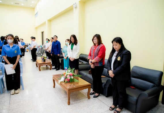 ภาพกิจกรรม  คณะวิทยาศาสตร์และเทคโนโลยี มหาวิทยาลัยราชภัฏกำแพงเพชร ร่วมกับ มูลนิธิถันยรักษ์ในพระราชนูปถัมภ์สมเด็จพระศรีนครินทราบรมราชชนนี (สมเด็จย่า) จัดกิจกรรมสัมมนาวิชาการ เนื่องในวันมะเร็งเต้านมสากล