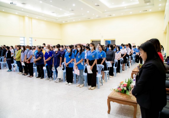 ภาพกิจกรรม  คณะวิทยาศาสตร์และเทคโนโลยี มหาวิทยาลัยราชภัฏกำแพงเพชร ร่วมกับ มูลนิธิถันยรักษ์ในพระราชนูปถัมภ์สมเด็จพระศรีนครินทราบรมราชชนนี (สมเด็จย่า) จัดกิจกรรมสัมมนาวิชาการ เนื่องในวันมะเร็งเต้านมสากล