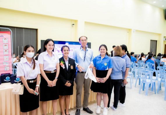 ภาพกิจกรรม  คณะวิทยาศาสตร์และเทคโนโลยี มหาวิทยาลัยราชภัฏกำแพงเพชร ร่วมกับ มูลนิธิถันยรักษ์ในพระราชนูปถัมภ์สมเด็จพระศรีนครินทราบรมราชชนนี (สมเด็จย่า) จัดกิจกรรมสัมมนาวิชาการ เนื่องในวันมะเร็งเต้านมสากล