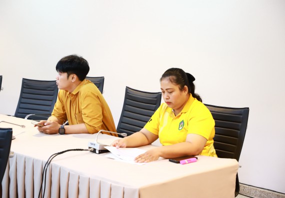 ภาพกิจกรรม  หลักสูตรนวัตกรรมและธุรกิจอาหาร คณะวิทยาศาสตร์และเทคโนโลยีมอบทุนการศึกษาแรกเข้าแก่นักศึกษาของหลักสูตร