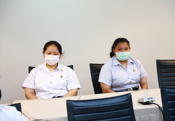 ภาพกิจกรรม  หลักสูตรนวัตกรรมและธุรกิจอาหาร คณะวิทยาศาสตร์และเทคโนโลยีมอบทุนการศึกษาแรกเข้าแก่นักศึกษาของหลักสูตร