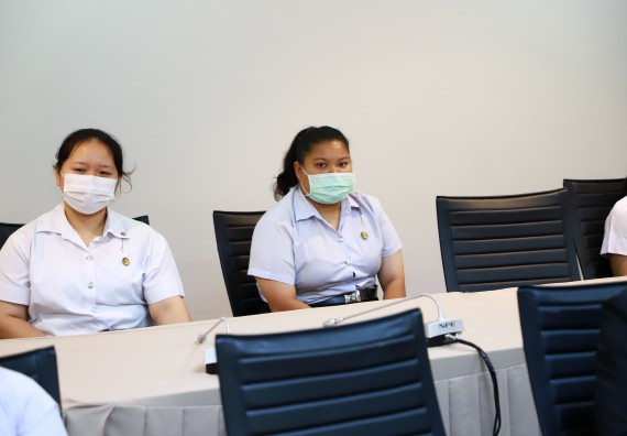 ภาพกิจกรรม  หลักสูตรนวัตกรรมและธุรกิจอาหาร คณะวิทยาศาสตร์และเทคโนโลยีมอบทุนการศึกษาแรกเข้าแก่นักศึกษาของหลักสูตร