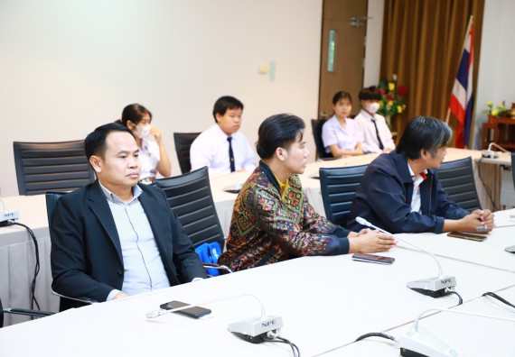 ภาพกิจกรรม  หลักสูตรนวัตกรรมและธุรกิจอาหาร คณะวิทยาศาสตร์และเทคโนโลยีมอบทุนการศึกษาแรกเข้าแก่นักศึกษาของหลักสูตร