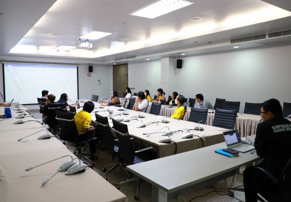 ภาพกรรม คณะวิทยาศาสตร์และเทคโนโลยี ประชุมภาระงานสอนของอาจารย์ผู้สอนคณะวิทยาศาสตร์และเทคโนโลยี สาหรับภาคเรียนที่ 2 ปีการศึกษา 2566