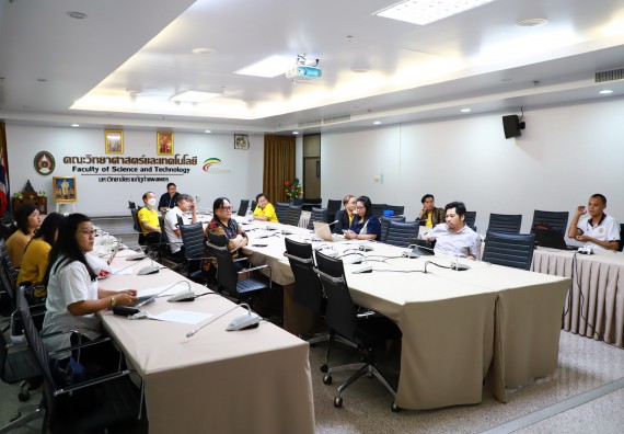 ภาพกรรม คณะวิทยาศาสตร์และเทคโนโลยี ประชุมภาระงานสอนของอาจารย์ผู้สอนคณะวิทยาศาสตร์และเทคโนโลยี สาหรับภาคเรียนที่ 2 ปีการศึกษา 2566