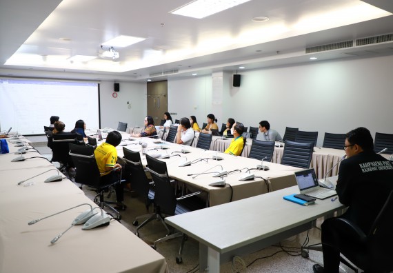 ภาพกรรม คณะวิทยาศาสตร์และเทคโนโลยี ประชุมภาระงานสอนของอาจารย์ผู้สอนคณะวิทยาศาสตร์และเทคโนโลยี สาหรับภาคเรียนที่ 2 ปีการศึกษา 2566