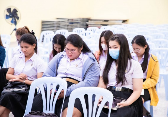 ภาพกิจกรรม  โครงการพัฒนานักศึกษา คณะวิทยาศาสตร์และเทคโนโลยี กิจกรรมเตรียมความพร้อมเพื่อออกสู่งาน