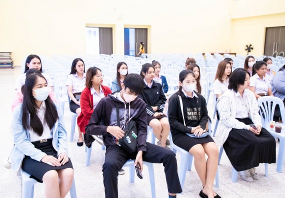 ภาพกิจกรรม  โครงการพัฒนานักศึกษา คณะวิทยาศาสตร์และเทคโนโลยี กิจกรรมเตรียมความพร้อมเพื่อออกสู่งาน
