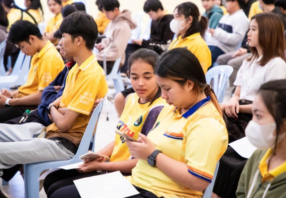 ภาพกิจกรรม  โครงการพัฒนานักศึกษา คณะวิทยาศาสตร์และเทคโนโลยี กิจกรรมเตรียมความพร้อมเพื่อออกสู่งาน