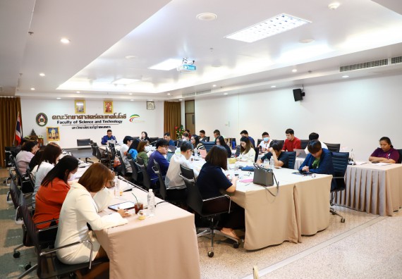 ภาพกิจกรรม  คณะวิทยาศาสตร์และเทคโนโลยี จัดประชุมประธานโปรแกรมวิชาและคณะกรรมการขับเคลื่อนการรับนักศึกษา ครั้งที่ 1 ปีการศึกษา 2567