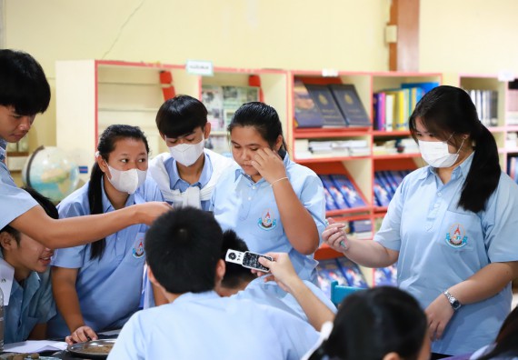 คณะวิทยาศาสตร์และเทคโนโลยี จัดค่ายวิทยาศาสตร์สัญจร ปีการศึกษา 2566 โรงเรียนมัธยมพัชรกิติยาภา 2 กำแพงเพชร