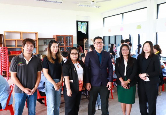 ภาพกิจกรรม   คณะวิทยาศาสตร์และเทคโนโลยี จัดค่ายวิทยาศาสตร์สัญจร ปีการศึกษา 2566  โรงเรียนวังไทรวิทยาคม