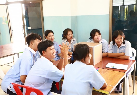 ภาพกิจกรรม   คณะวิทยาศาสตร์และเทคโนโลยี จัดค่ายวิทยาศาสตร์สัญจร ปีการศึกษา 2566  โรงเรียนวังไทรวิทยาคม