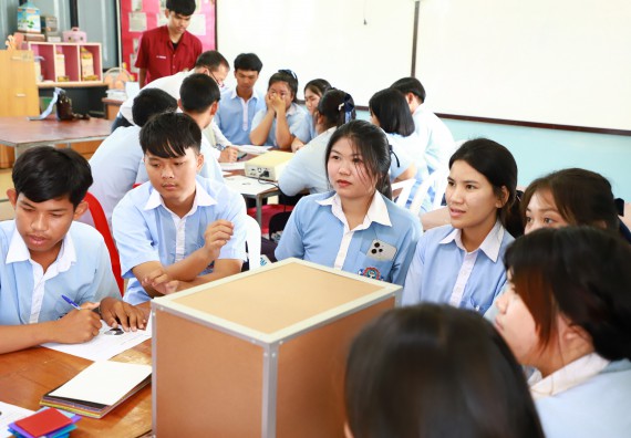 ภาพกิจกรรม   คณะวิทยาศาสตร์และเทคโนโลยี จัดค่ายวิทยาศาสตร์สัญจร ปีการศึกษา 2566  โรงเรียนวังไทรวิทยาคม