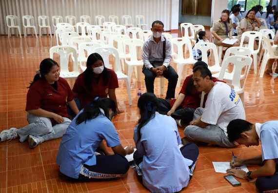 ภาพกิจกรรม   คณะวิทยาศาสตร์และเทคโนโลยี จัดค่ายวิทยาศาสตร์สัญจร ปีการศึกษา 2566  โรงเรียนวังไทรวิทยาคม