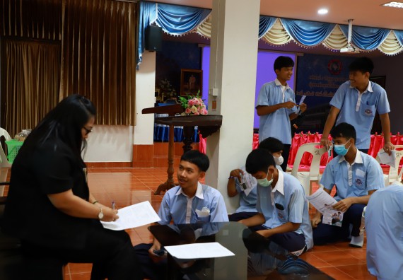 ภาพกิจกรรม   คณะวิทยาศาสตร์และเทคโนโลยี จัดค่ายวิทยาศาสตร์สัญจร ปีการศึกษา 2566  โรงเรียนวังไทรวิทยาคม