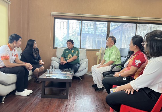 ภาพกิจกรรม  คณะวิทยาศาสตร์และเทคโนโลยี พบนายกองค์การบริหารส่วนตำบลนครชุม ปลัดองค์การบริหารส่วนตำบลนครชุม