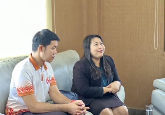 ภาพกิจกรรม  คณะวิทยาศาสตร์และเทคโนโลยี พบนายกองค์การบริหารส่วนตำบลนครชุม ปลัดองค์การบริหารส่วนตำบลนครชุม