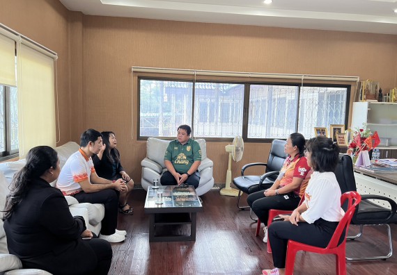 ภาพกิจกรรม  คณะวิทยาศาสตร์และเทคโนโลยี พบนายกองค์การบริหารส่วนตำบลนครชุม ปลัดองค์การบริหารส่วนตำบลนครชุม