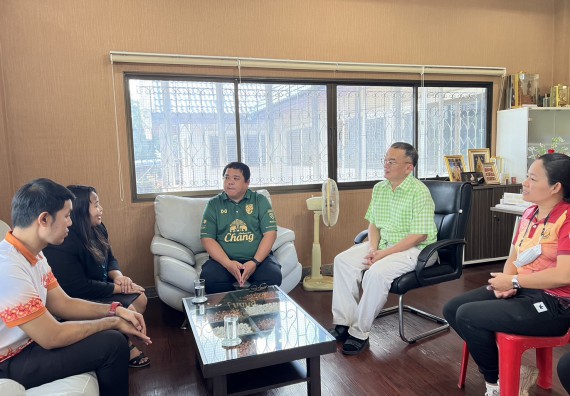 ภาพกิจกรรม  คณะวิทยาศาสตร์และเทคโนโลยี พบนายกองค์การบริหารส่วนตำบลนครชุม ปลัดองค์การบริหารส่วนตำบลนครชุม