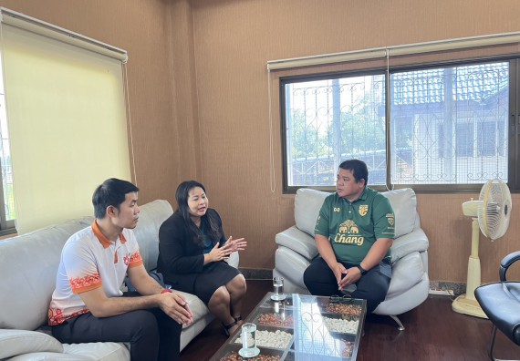 ภาพกิจกรรม  คณะวิทยาศาสตร์และเทคโนโลยี พบนายกองค์การบริหารส่วนตำบลนครชุม ปลัดองค์การบริหารส่วนตำบลนครชุม