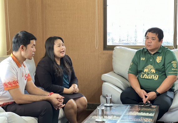 ภาพกิจกรรม  คณะวิทยาศาสตร์และเทคโนโลยี พบนายกองค์การบริหารส่วนตำบลนครชุม ปลัดองค์การบริหารส่วนตำบลนครชุม