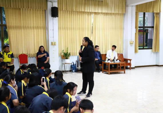 คณะวิทยาศาสตร์และเทคโนโลยี จัดค่ายวิทยาศาสตร์สัญจร ปีการศึกษา 2566  โรงเรียนเรืองวิทย์พิทยาคม