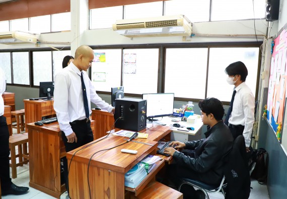 คณะวิทยาศาสตร์และเทคโนโลยี จัดค่ายวิทยาศาสตร์สัญจร ปีการศึกษา 2566  โรงเรียนเรืองวิทย์พิทยาคม