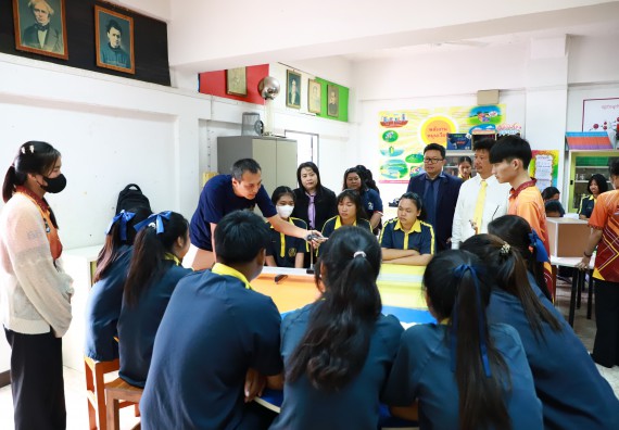 คณะวิทยาศาสตร์และเทคโนโลยี จัดค่ายวิทยาศาสตร์สัญจร ปีการศึกษา 2566  โรงเรียนเรืองวิทย์พิทยาคม