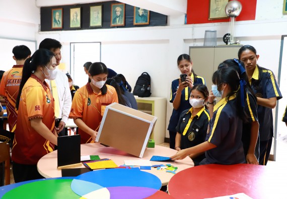 คณะวิทยาศาสตร์และเทคโนโลยี จัดค่ายวิทยาศาสตร์สัญจร ปีการศึกษา 2566  โรงเรียนเรืองวิทย์พิทยาคม