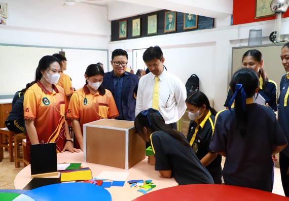 คณะวิทยาศาสตร์และเทคโนโลยี จัดค่ายวิทยาศาสตร์สัญจร ปีการศึกษา 2566  โรงเรียนเรืองวิทย์พิทยาคม