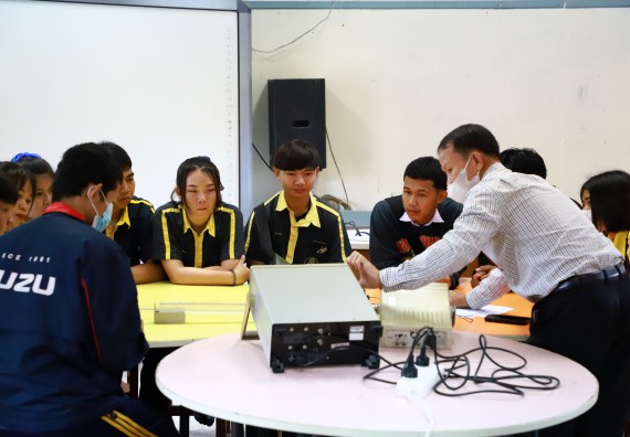 คณะวิทยาศาสตร์และเทคโนโลยี จัดค่ายวิทยาศาสตร์สัญจร ปีการศึกษา 2566  โรงเรียนเรืองวิทย์พิทยาคม