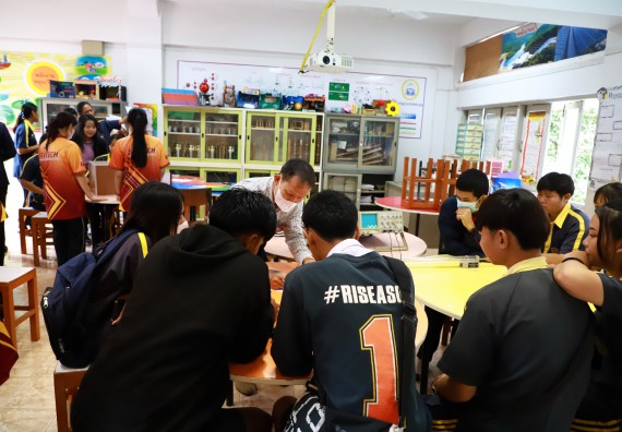 คณะวิทยาศาสตร์และเทคโนโลยี จัดค่ายวิทยาศาสตร์สัญจร ปีการศึกษา 2566  โรงเรียนเรืองวิทย์พิทยาคม